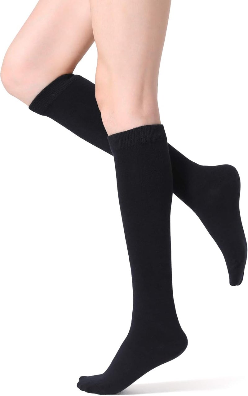 FITRELL Women's Knee High Socks Outdoor Sport Athletic Socks Casual Stripe Tube Socks 1-4 Pack - Image 4